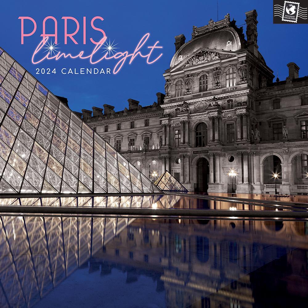 2024 Calendar Paris Limelight Square Wall by The Gifted Stationery GSC23761