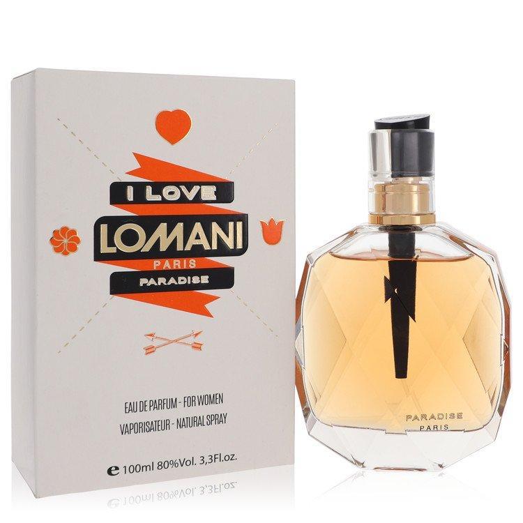 I Love Lomani Paradise Eau De Parfum Spray By Lomani 100 ml - 3.4 oz Eau De Parfum Spray