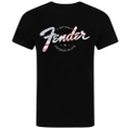 Fender Mens USA Cotton T-Shirt (Black) (XXL)