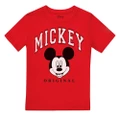 Disney Boys Original Mickey Mouse T-Shirt (Red) (3-4 Years)