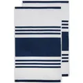 Ladelle Lennox Marine Kitchen Towels - Set of 2 - 50x70cm