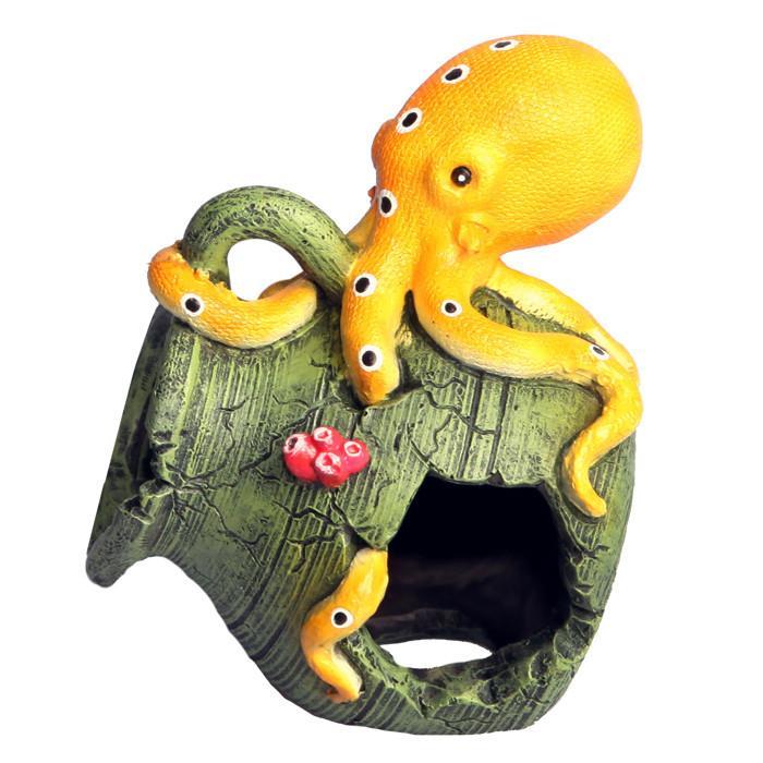 Aqua One Mini Vase with Octopus Ornament (36967)