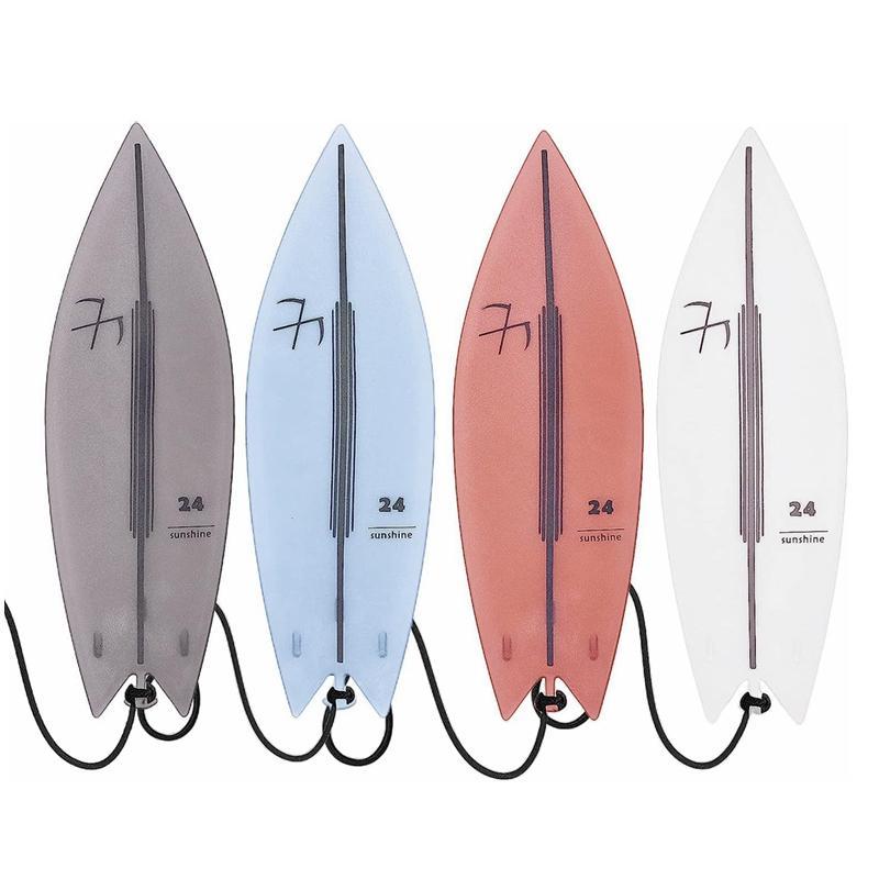 4pcs Creative Mini Finger Surfboard Decompression Toy Fingertip Surfboard (Color:Transparent)