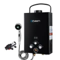 Caravan / Camping Portable Shower Gas Hot Water Heater System With Pump - Black
