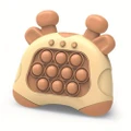 Goodgoods Children Quick Push Gaming Machine Press to Play, Beat Squirrel Pioneer Decompress Button Puzzle Toys(Orange)