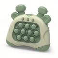 Goodgoods Children Quick Push Gaming Machine Press to Play, Beat Squirrel Pioneer Decompress Button Puzzle Toys(Green)