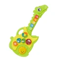 Gominimo Kids Push Button Musical Guitar Toys with Dinosaur Shape Design Green