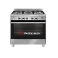 Emilia Freestanding Oven 90cm Dual Fuel cooker, 5 Gas burners, Electric Oven Stainless Steel EM965GE