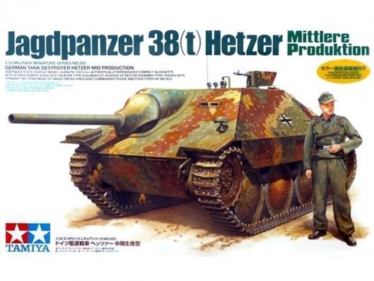 Tamiya German Jagdpanzer 38t "Hetzer" Mid Production 1/35 Model Kit