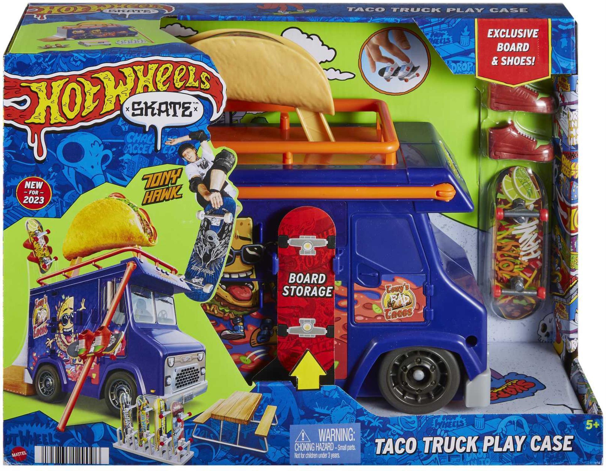 Hot Wheels Skate Taco Truck Play Case