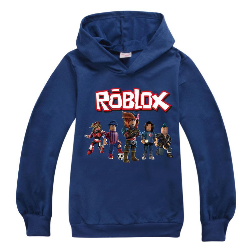 Vicanber Kids Youth Boys ROBLOX Series 3D Print Casual Long Sleeve Hoodie Sweatshirt Tops Gifts(Navy Blue,11-12Years)