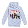 Vicanber Kids Youth Boys ROBLOX Series 3D Print Casual Long Sleeve Hoodie Sweatshirt Tops Gifts(Grey,7-8Years)