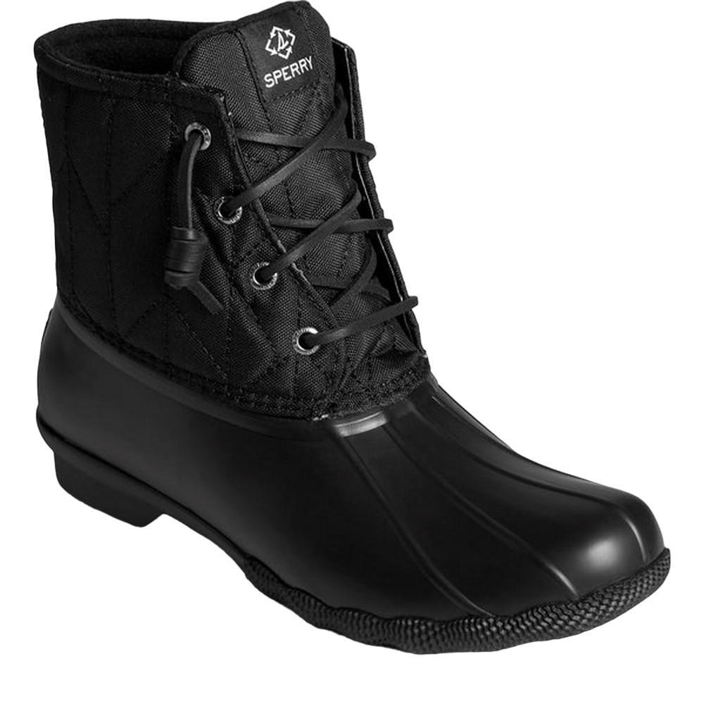 Sperry Womens/Ladies Saltwater Seacycled Nylon Boots (Black) (4 UK)