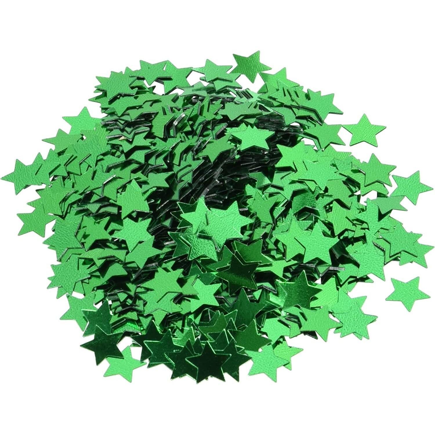 Amscan Metal Star Confetti (Green) (One Size)