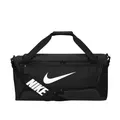 Nike Brasilia Swoosh Training 60L Duffle Bag (Black/White) (One Size)