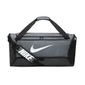Nike Brasilia Swoosh Training 60L Duffle Bag (Iron Grey/Black/White) (One Size)