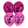 Disney Latex Minnie Mouse Balloons (Pack of 6) (Pink/Black) (One Size)