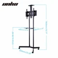 Portable Mobile Trolley TV Stand Support for 32 - 65" Screen Wheels Adjustable
