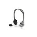 Logitech 981-000612 H111 Stereo Headset 3.5mm 1.8M Cable Impedence 32Ohms Microphone reponse 100 Hz –16kHz 1 Year Warranty