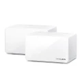 [Halo H90X(2-pack)] Halo H90X 2-pack AX6000 Whole Home Mesh WiFi 6 System, 6000 Mbps Dual