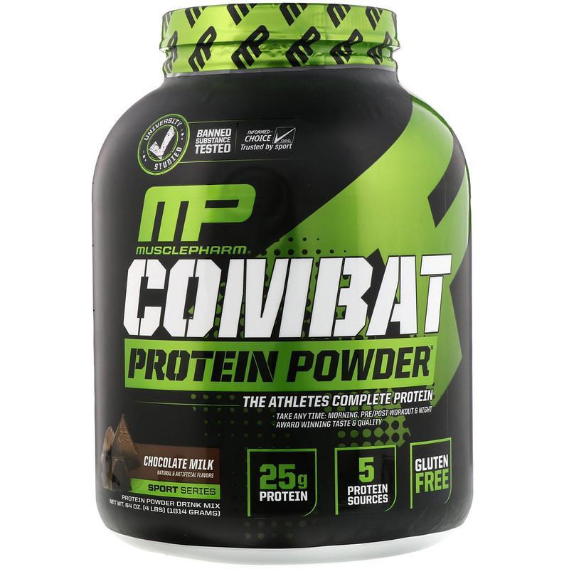 MusclePharm Combat Protein Powder Chocolate Milk - 1.8kg