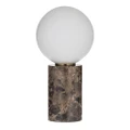 Amalfi Medina Table Lamp Bedside Light Desk Reading Lamp Decor Brown/Brass/White 15x15x29cm