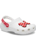 Disney Childrens/Kids Minnie Mouse Clogs (White/Red) (4 UK Child)