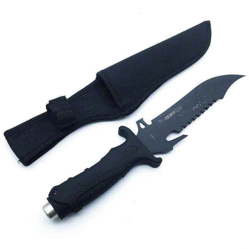 Hunting Camping Military Bowie Knife Sharp Combat Survival Tactical Pig Sticker