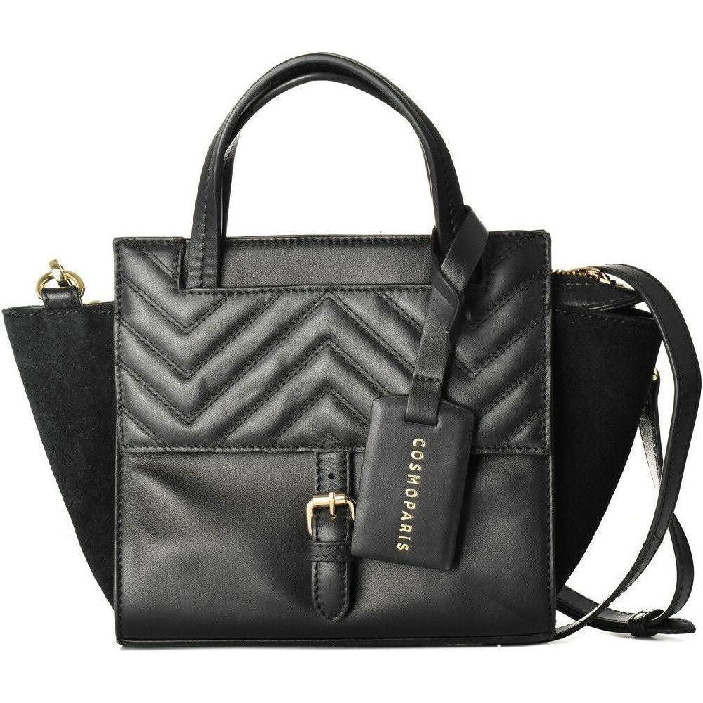 Cosmoparis Women's Handbag SAC-MEYA2-WW, Leather, 19,5 x 17 x 9 cm, White