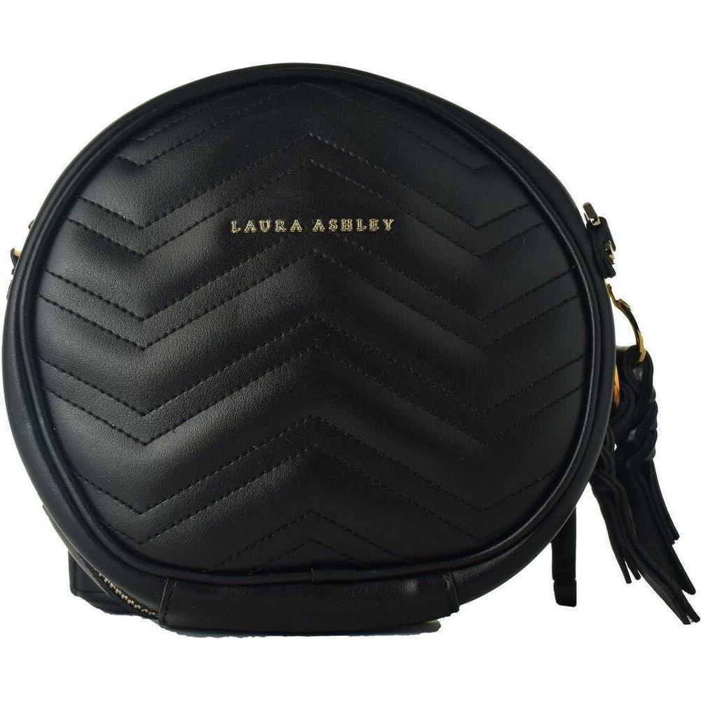 Laura Ashley Women's Handbag A12-C01-BLACK - Black Synthetic Zip Fastening (19 x 19 x 9 cm)