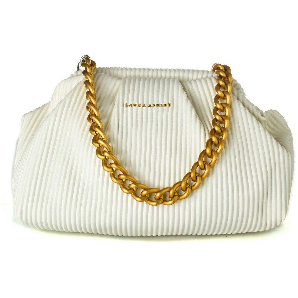 Laura Ashley Women's Handbag D**KENS-STICK-WHITE White (30 x 20 x 9 cm)