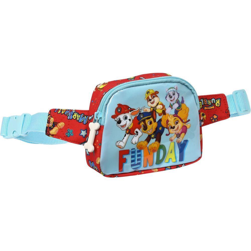 The Paw Patrol Funday Belt Pouch - Model Number: 14 x 11 x 4 cm - Unisex Red Light Blue