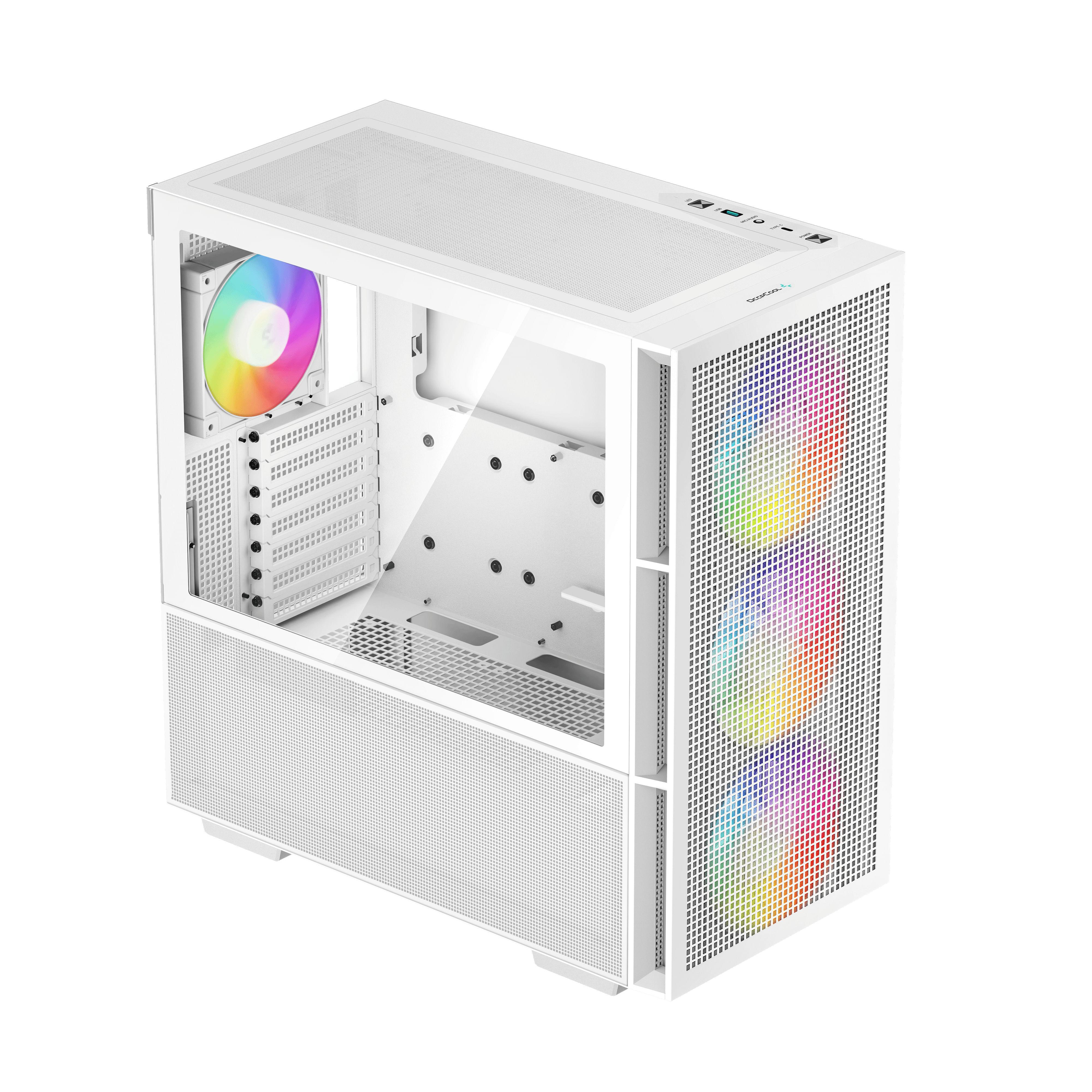 Deepcool CH560 Tempered Glass Mid Tower ATX Case - White [R-CH560-WHAPE4-G-1]