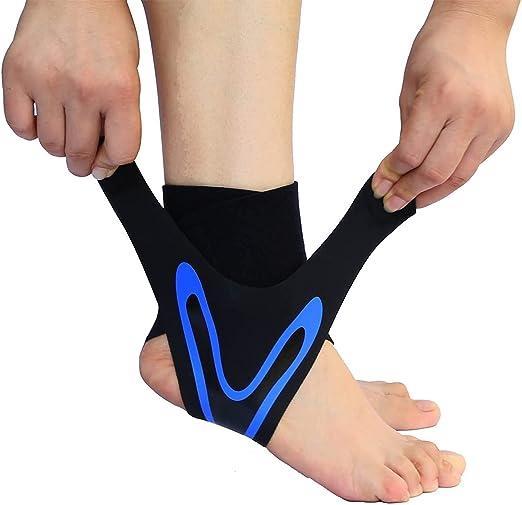 Ankle Support, Adjtable Ankle Support, Strap Ankle Support, Sprained Ankle Support, for Plantar Fa
