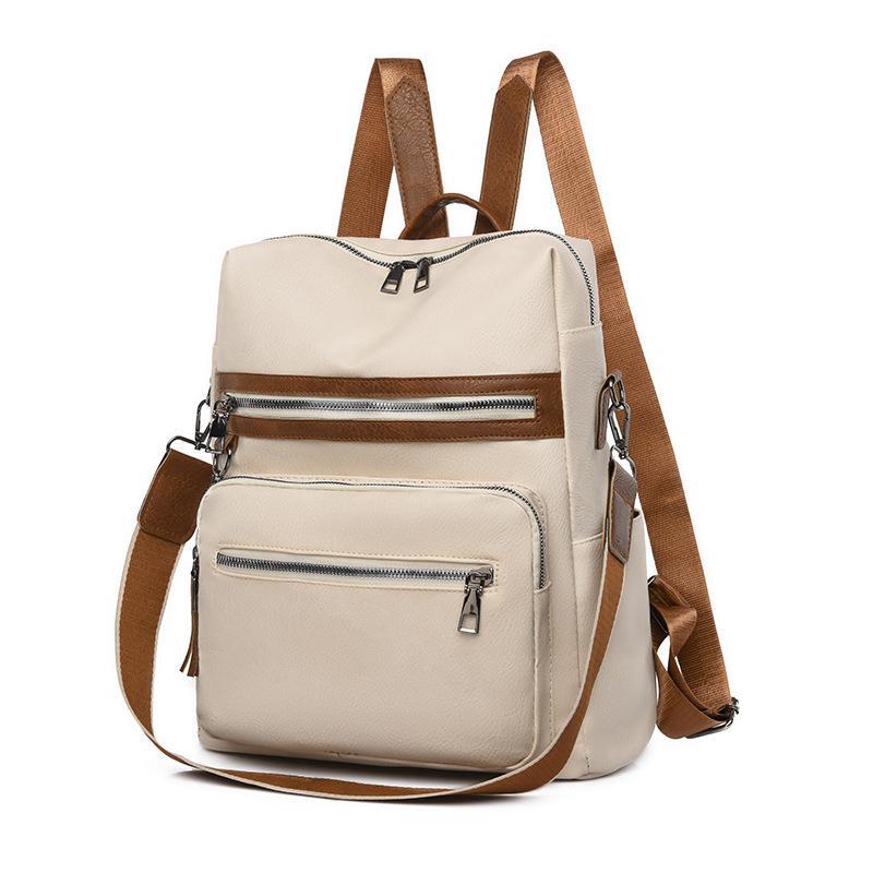 Women's PU Backpack Handbag 2 in 1 Daypacks Large Shoulder Bags