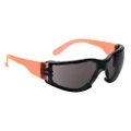Portwest Unisex Adult Wrap Around Safety Glasses (Smoke/Orange) (One Size)