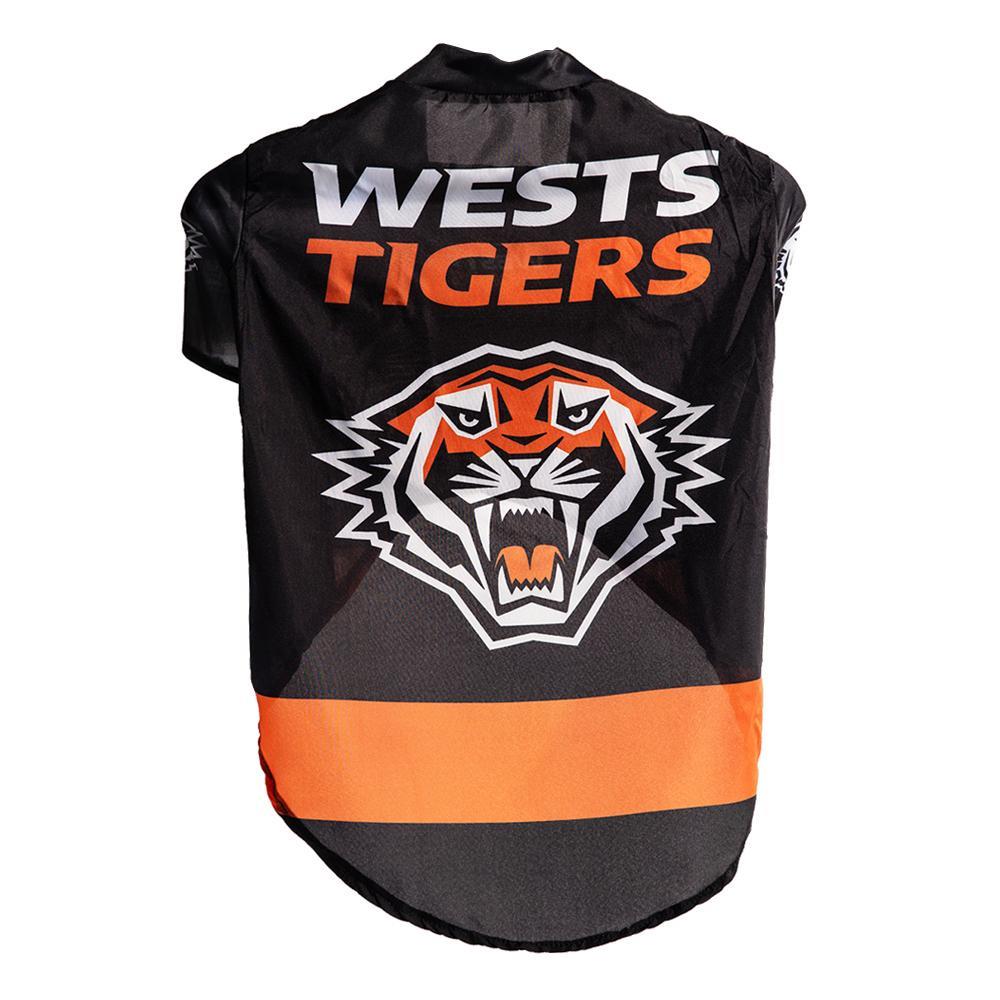 NRL West Tigers Pet Dog/Puppy Sports Breathable Jersey Clothing/Costume