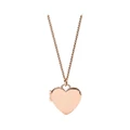 Fossil Jewels Mod. JF03155791 Rose Gold Stainless Steel Lady's Necklace