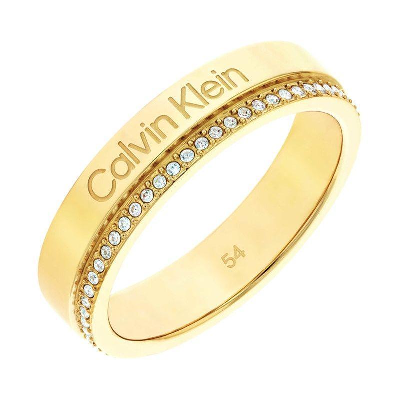 Calvin Klein Men's Ring Mod. 1681310 Stainless Steel