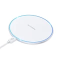 Borofone Wireless Charging Pad, Up to 15W Wireless Charging, Support iPhone, Samsung, Huawei Wireless Charging, Breathing Light