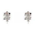 Lancaster Sterling Silver Ladies' Earrings JLA-EAR-FROG-1 - White