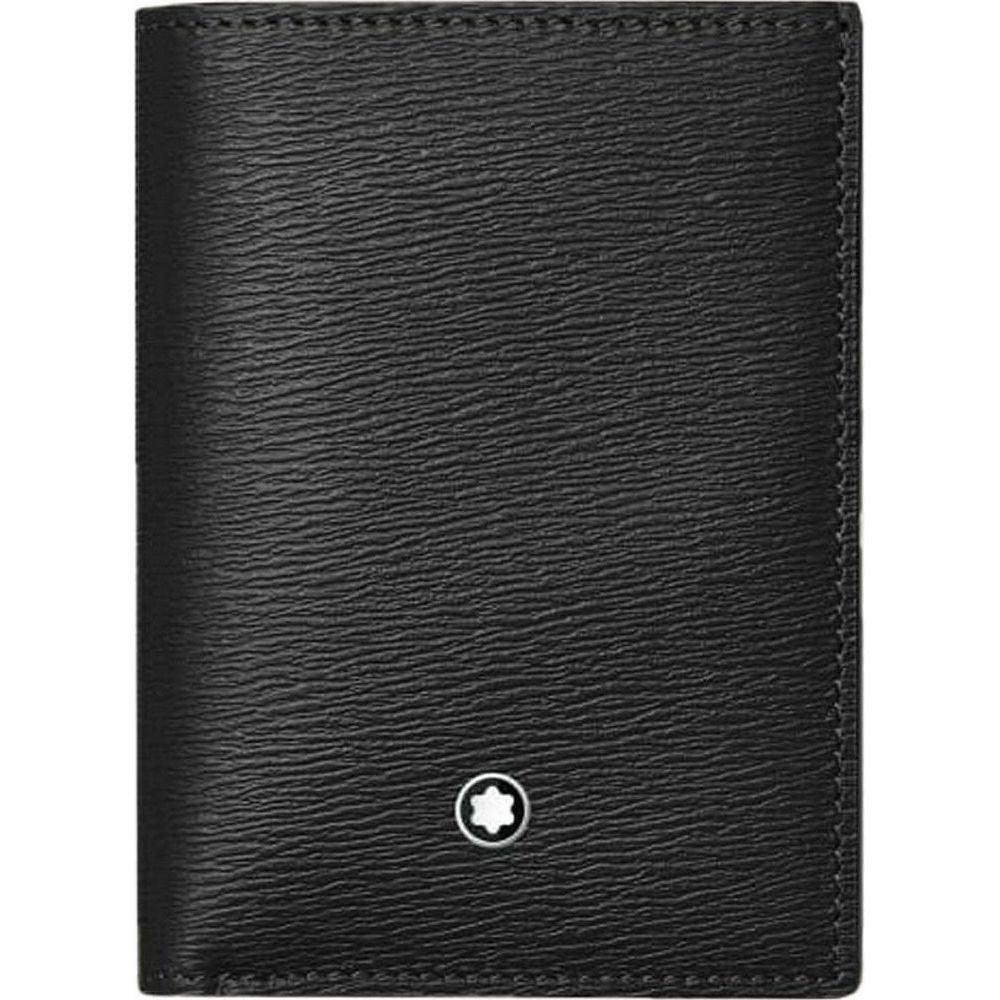 Formal Men's Wallet 8372 Leather (10,5 x 8 cm) - Classic Black