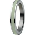 Skagen Ladies' Steel Green Ring JRSA036SS6 (Size 12)