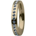 Skagen Ladies' Golden Steel Ring JRSG010SS5 (Size 11)