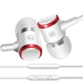 EXTRA BASS Earphones Earbuds Headset Headphones Mic for PC Samsung iPhone White