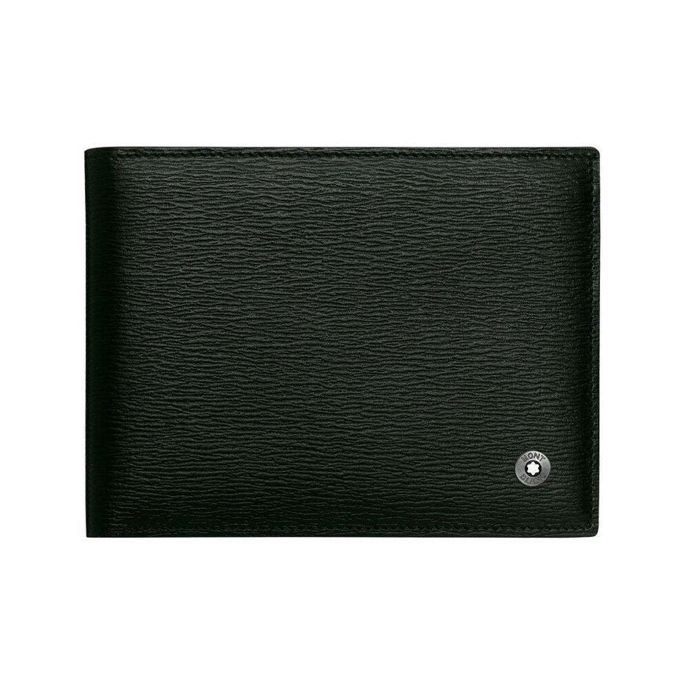 Montblanc 38036 Men's Black Leather Bifold Wallet 9 x 11 cm