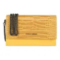 Laura Ashley Women's Handbag DUDLEY-CROCO-YELLOW Yellow (Model DUDLEY-CROCO-YELLOW)