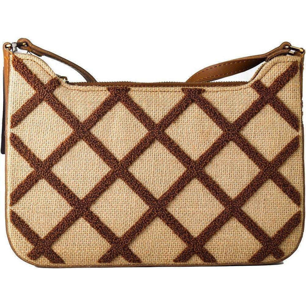 Laura Ashley SALWAY-QUILTED-TAN Brown Women's Handbag (Model No. SALWAY-QUILTED-TAN)