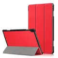 MCC For Lenovo Tab P11 Plus Smart PU Leather Case Cover 11" TB-J616F J616 Skin [Red]