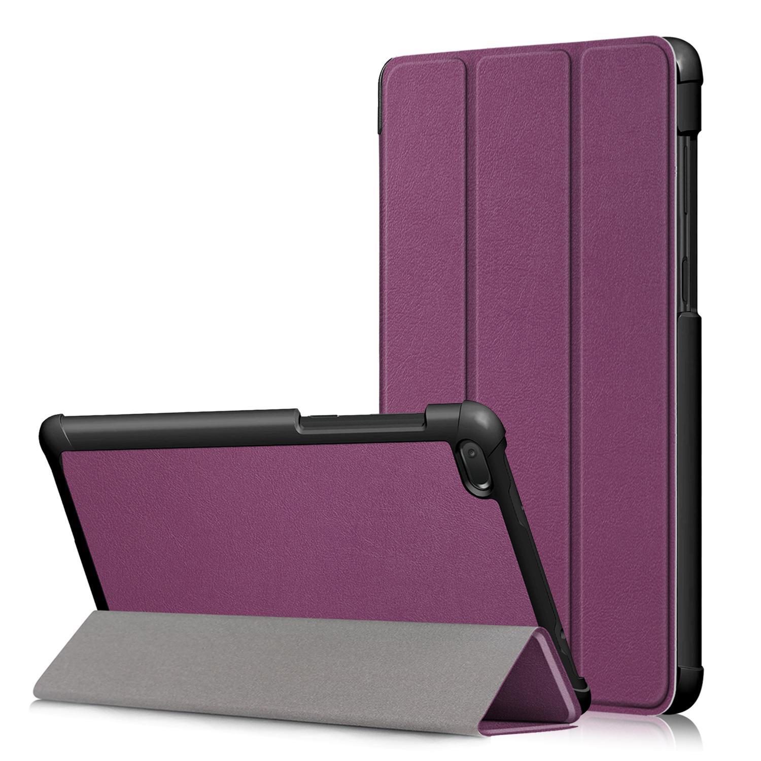 MCC For Lenovo Tab M7 3rd Gen PU Leather Case Cover TB-7306 Skin 7" M [Purple]
